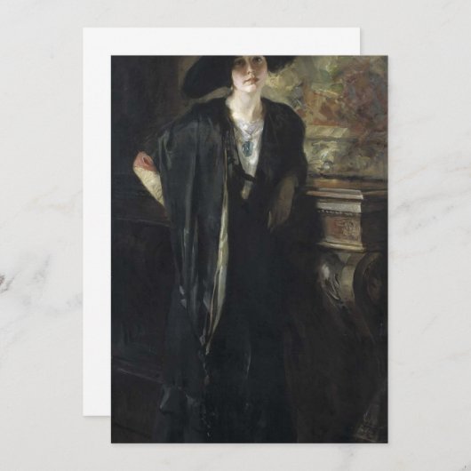 Irving Ramsey Wiles - Mijn dochter Gladys Kaart (Voorkant / Achterkant)