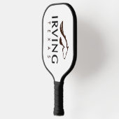 Irving (Texas) stadsvlag Pickleball Paddle (Links)