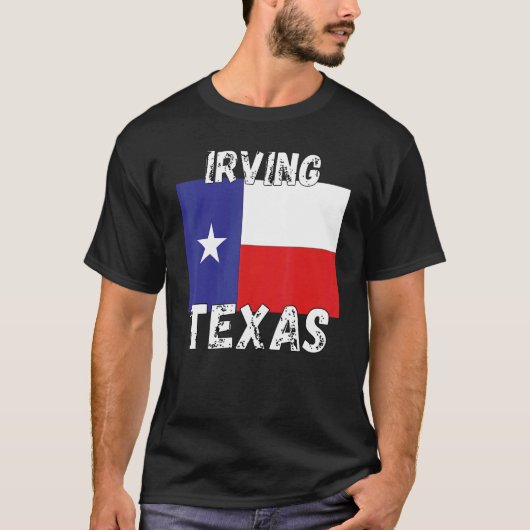 Irving TX Texas Shirt Texas Cities_1 (Voorkant)