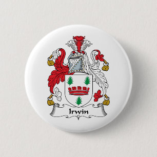 Irwin Family Crest Ronde Button 5,7 Cm