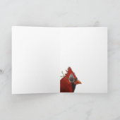 Irwin met kardinaalkaart kaart (Binnen)