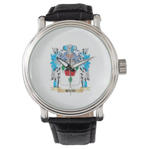 Irwin Wapenschild - Family Crest Horloge