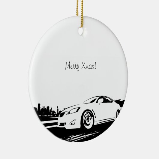 IS250 rolschot Keramisch Ornament (Rechts)