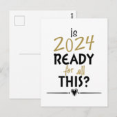 Is 2024 Klaar Voor Dit Alles Briefkaart (Voorkant / Achterkant)