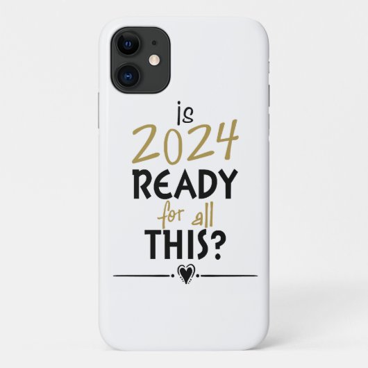 Is 2024 Klaar Voor Dit Alles Case-Mate iPhone Case (Achterkant)