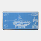 IS-2-tank Bureaumat (Voorkant)