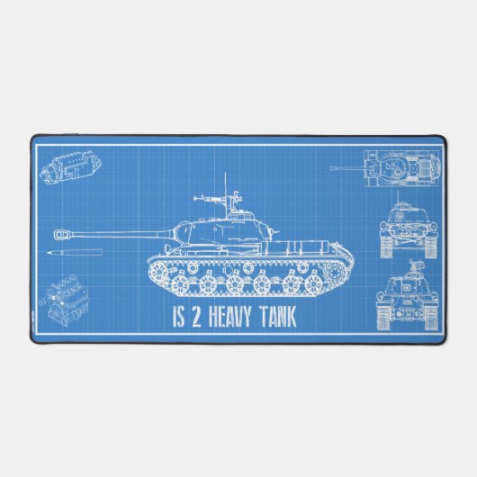 IS-2-tank Bureaumat (Voorkant)