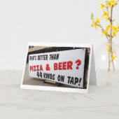 IS "50" BETER DAN BEER/PIZZA-NOT! KAART (Gele Bloem)