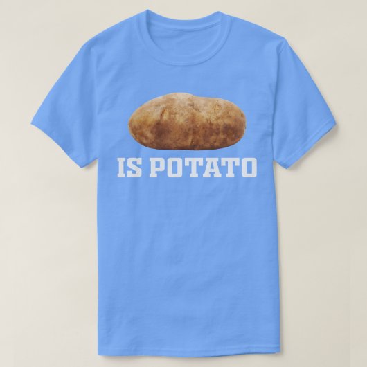 Is aardappel 1 t-shirt (Design voorkant)