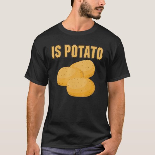 Is aardappel grappig aardappel groente t-shirt (Voorkant)