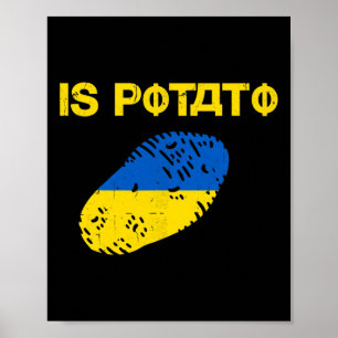 Is Aardappel Grappig Oekraine Grap Steun Oekraine Poster