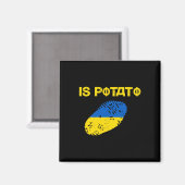 Is Aardappel Grappig Oekraine Grappen Steun Oekrai Magneet (Voorkant / Achterkant)