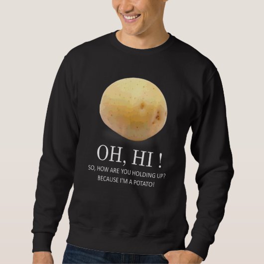 Is aardappel omdat ik een Humor ben Trui (Voorkant)