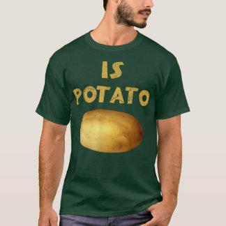 Is aardappel op televisie zoals die op late avond t-shirt