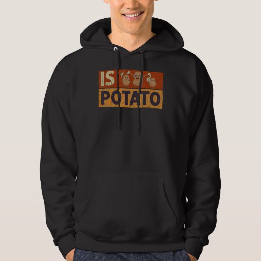 Is aardappelaardappel hoodie (Voorkant)