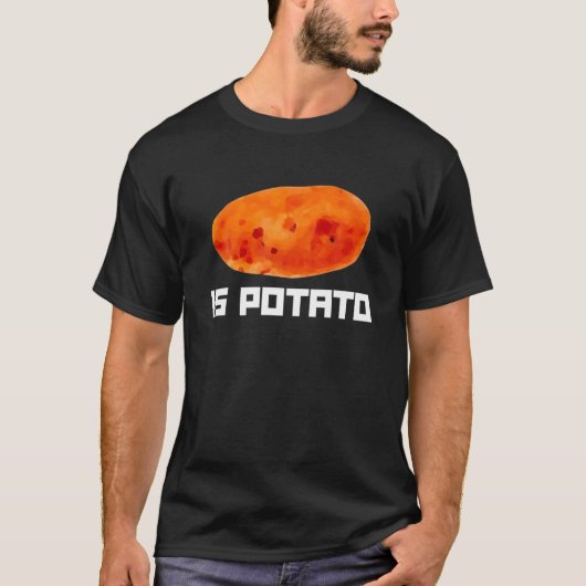 is aardappelen met roetgroenten (aardappelen) t-shirt (Voorkant)
