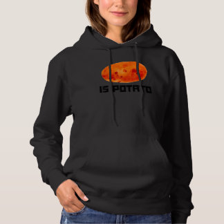 is aardappelwortel plantaardige aardappelen hoodie