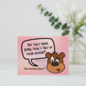 Is April Fool's Day ter ere van jou genoemd? Briefkaart (Staand voorkant)