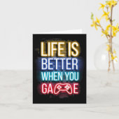 Is beter als je gamecontroller videogames gamin kaart (Gele Bloem)