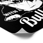 Is beter met een buldog poster (Hoek)