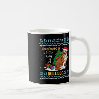 Is beter met een bulldog pyjama hond puppy x-mas koffiemok