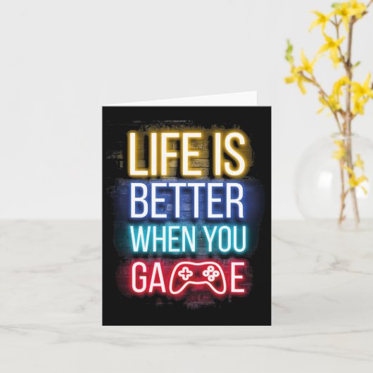 Is beter wanneer u gamecontroller videogames spele kaart (Gele Bloem)