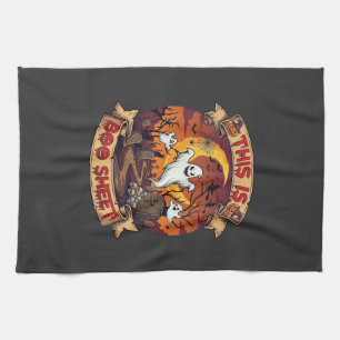 Is Boo Sheet Halloween Geest Kerkhof Pompoenen_1 Theedoek