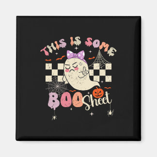 Is Boo Sheet Schattige Ghost Retro Halloween Kostu Magneet