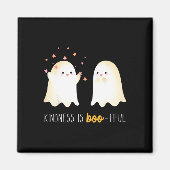 Is Boo Tiful Teacher Schattige Ghost Halloween Magneet (Voorkant)