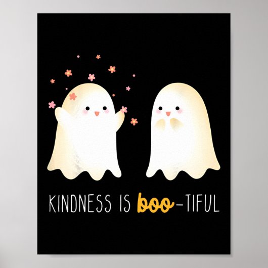 Is Boo Tiful Teacher Schattige Ghost Halloween Poster (Voorkant)