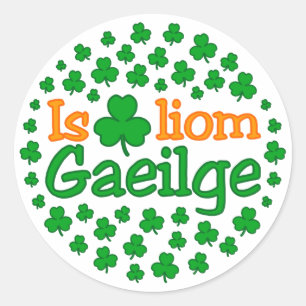 Is breá liom gaeilge (Ik hou van Iers) Sticker
