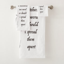 Is Buttcheeks een woord? Bad Handdoek