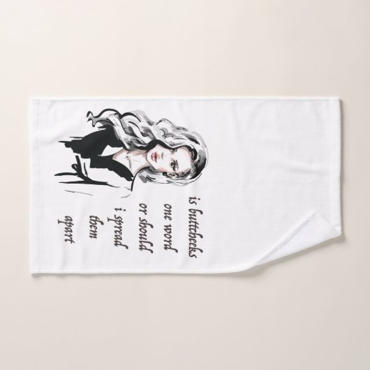 Is Buttcheeks een woord? Bad Handdoek (Handdoek)