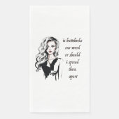 Is Buttcheeks een woord? Servet (Voorkant)