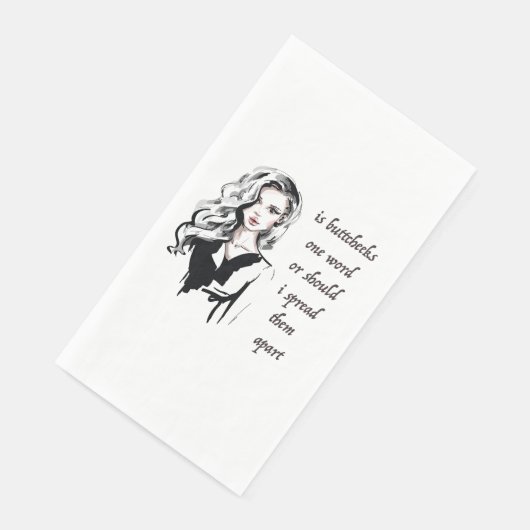 Is Buttcheeks een woord? Servet (Hoek)