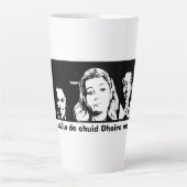 Is cailín de chuid Dhoire me (Ik ben een Derry Gir Latte Mok (Voorkant)