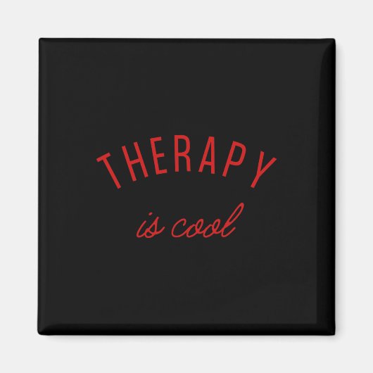 Is Cool Mental Health Problems Awareness Therapist Magneet (Voorkant)