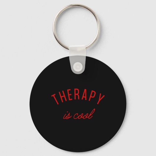 Is Cool Mental Health Problems Awareness Therapist Sleutelhanger (Voorkant)