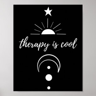 Is cool zelfbewustzijn mentale gezondheid Maan ste Poster