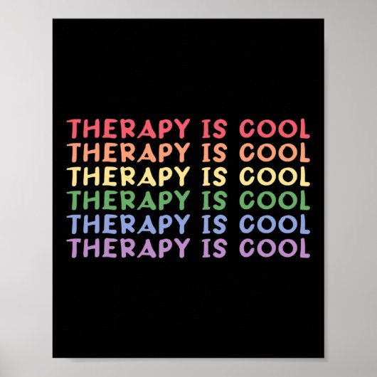 Is cool zelfzorg mentaal gezondheidsbewustzijn poster (Voorkant)