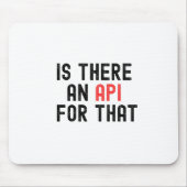 Is daar een API voor, software ontwikkeling? Muismat (Voorkant)