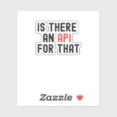 Is daar een API voor, software ontwikkeling? Sticker (Vel)