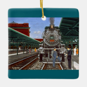 "IS DAT DE CHATTANOOGA CHOO CHOO®" door Tom Rock Keramisch Ornament