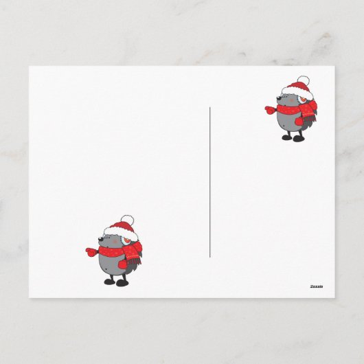 Is dat de kerstman? feestdagenkaart (Achterkant)