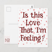 Is dat de liefde die ik voel? Briefkaart (Voorkant / Achterkant)
