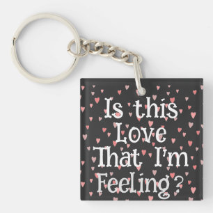 Is dat de liefde die ik voel? Button Sleutelhanger