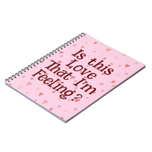 Is dat de liefde die ik voel? Notitieboek (Linkerzijde)