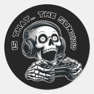 Is dat de zon?!?! ronde sticker