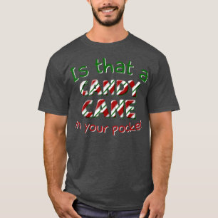 Is dat een snoepriet in je zakje met lomp kerst? t-shirt