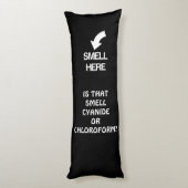 Is dat geur cyanide of chloroform grap kussen? lichaamskussen (Achterkant (Verticaal))
